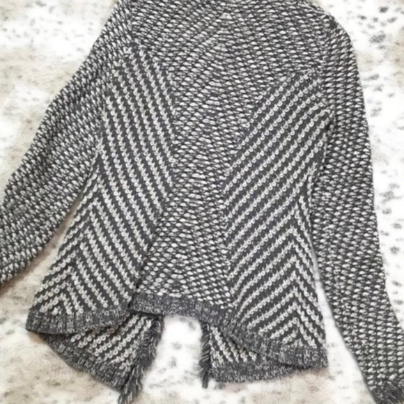 Anthro Angel of the North Fringe Cardigan Sweater - Picture 3 of 9